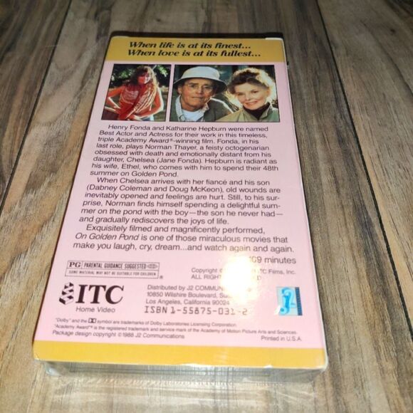 On Golden Pond (VHS) ITC - Brand New Factory Sealed Dabney Coleman - Picture 4 of 5